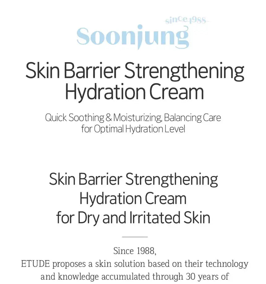 Soon Jung Crème Hydro Barrière Kawaika shop