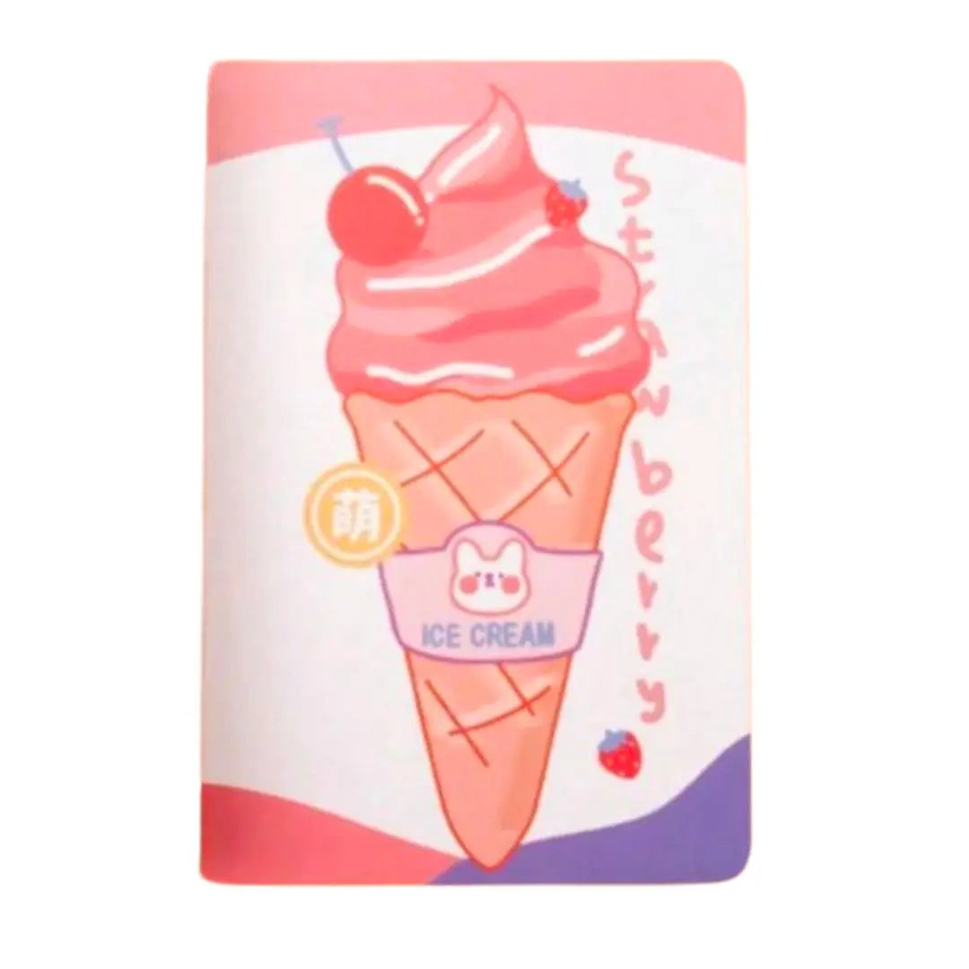 Carnets motifs glaces Kawaii Kawaika shop