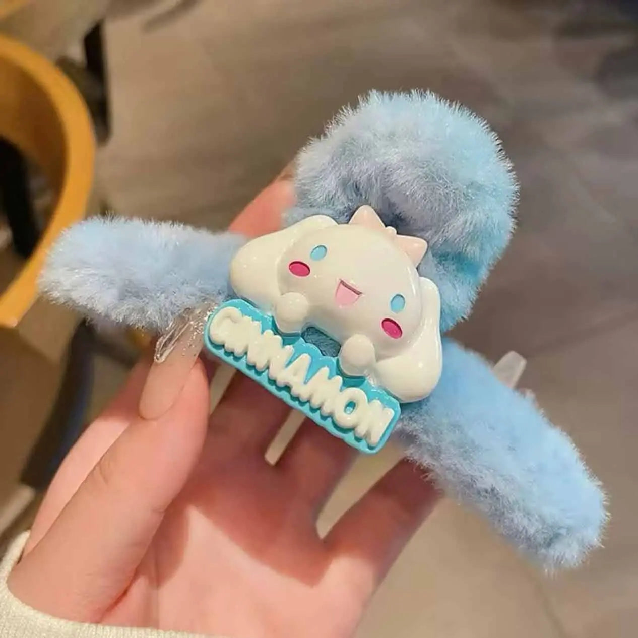 Pinces à cheveux SANRIO (fausse fourrure) Kawaika shop