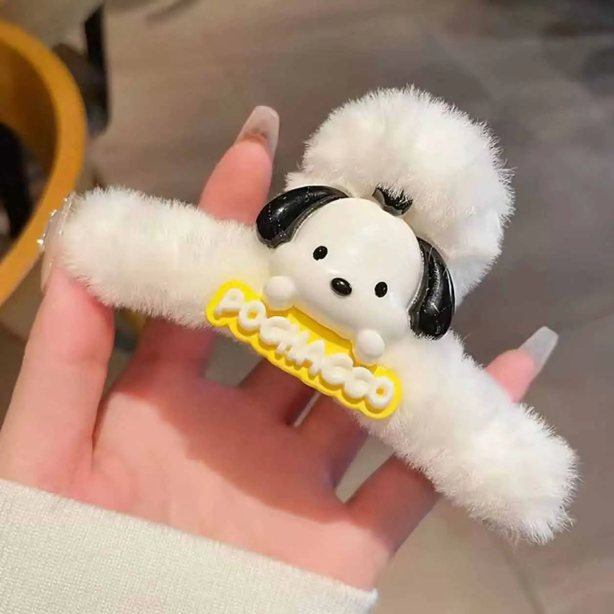 Pinces à cheveux SANRIO (fausse fourrure) Kawaika shop