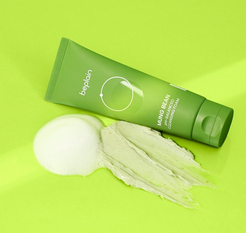 BEPLAIN Mousse Nettoyante Équilibrée au pH de Haricot Mungo 80ml 2,7 fl. oz. Glowiss