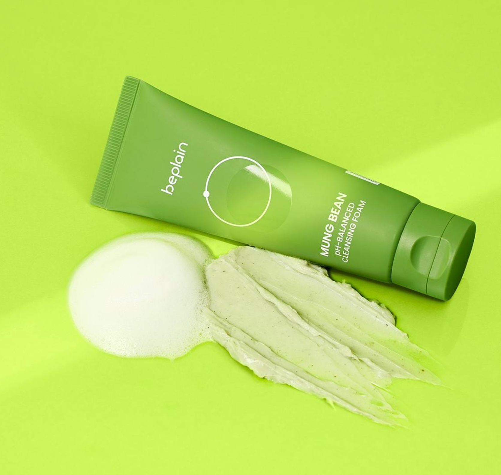 BEPLAIN Mousse Nettoyante Équilibrée au pH de Haricot Mungo 80ml 2,7 fl. oz. Glowiss