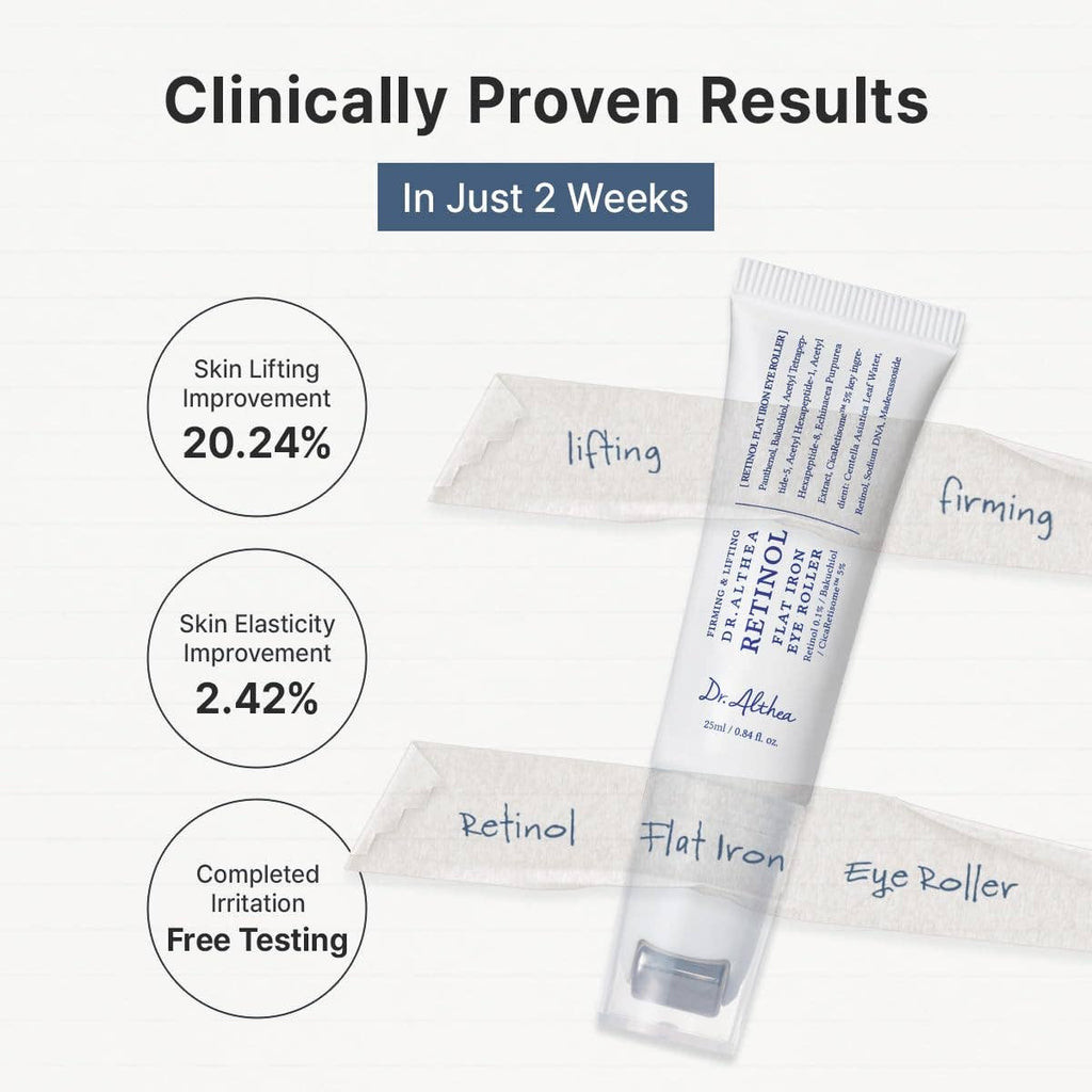 DR ALTHEA Rouleau pour les yeux au rétinol Flat Iron 25ml 0.84 fl oz Glowiss