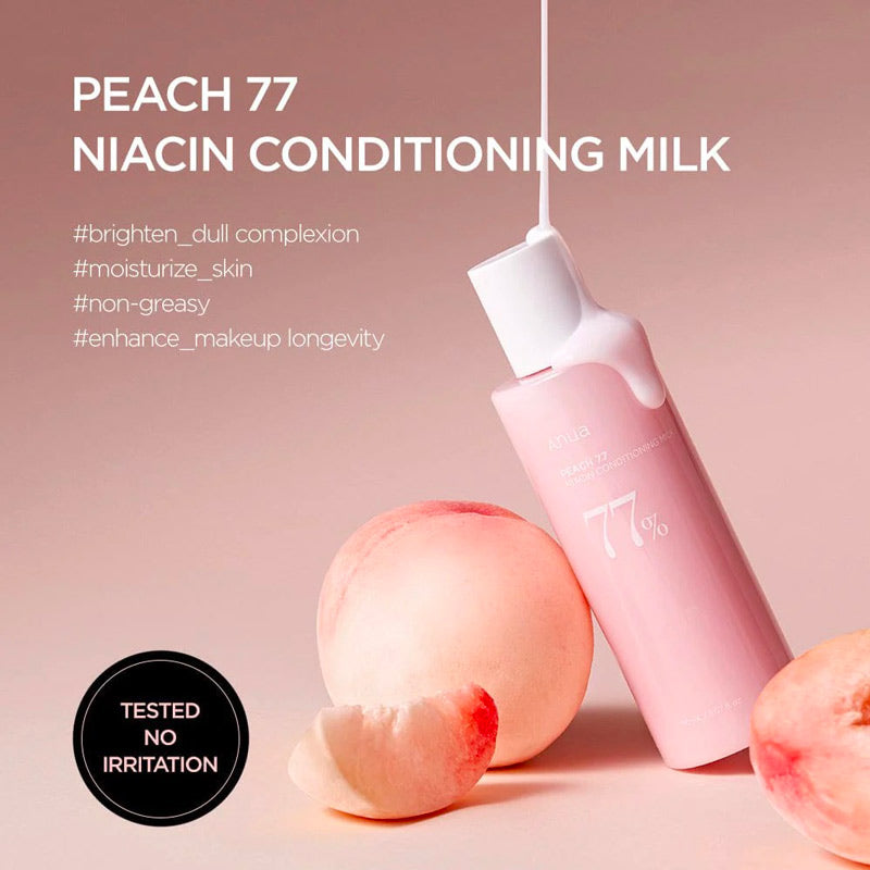 ANUA Peach 77% Niaci Conditioning Milk ANUA