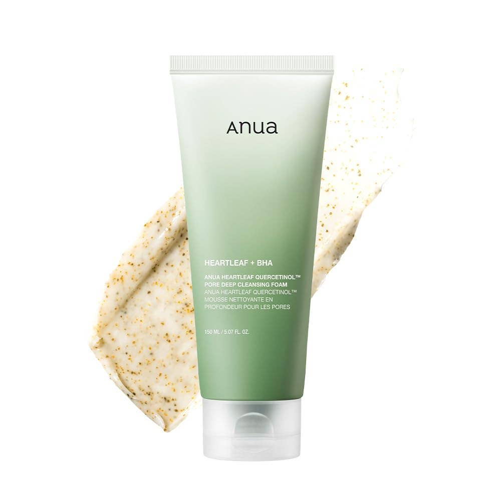 ANUA Mousse Nettoyante Profonde pour les Pores au Quercétinol et Feuille de Cœur MEHIAZ