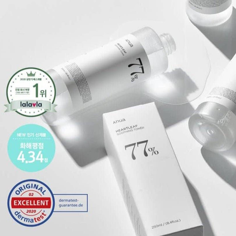 Tonique apaisant Anua Heartleaf 77 % Zavily