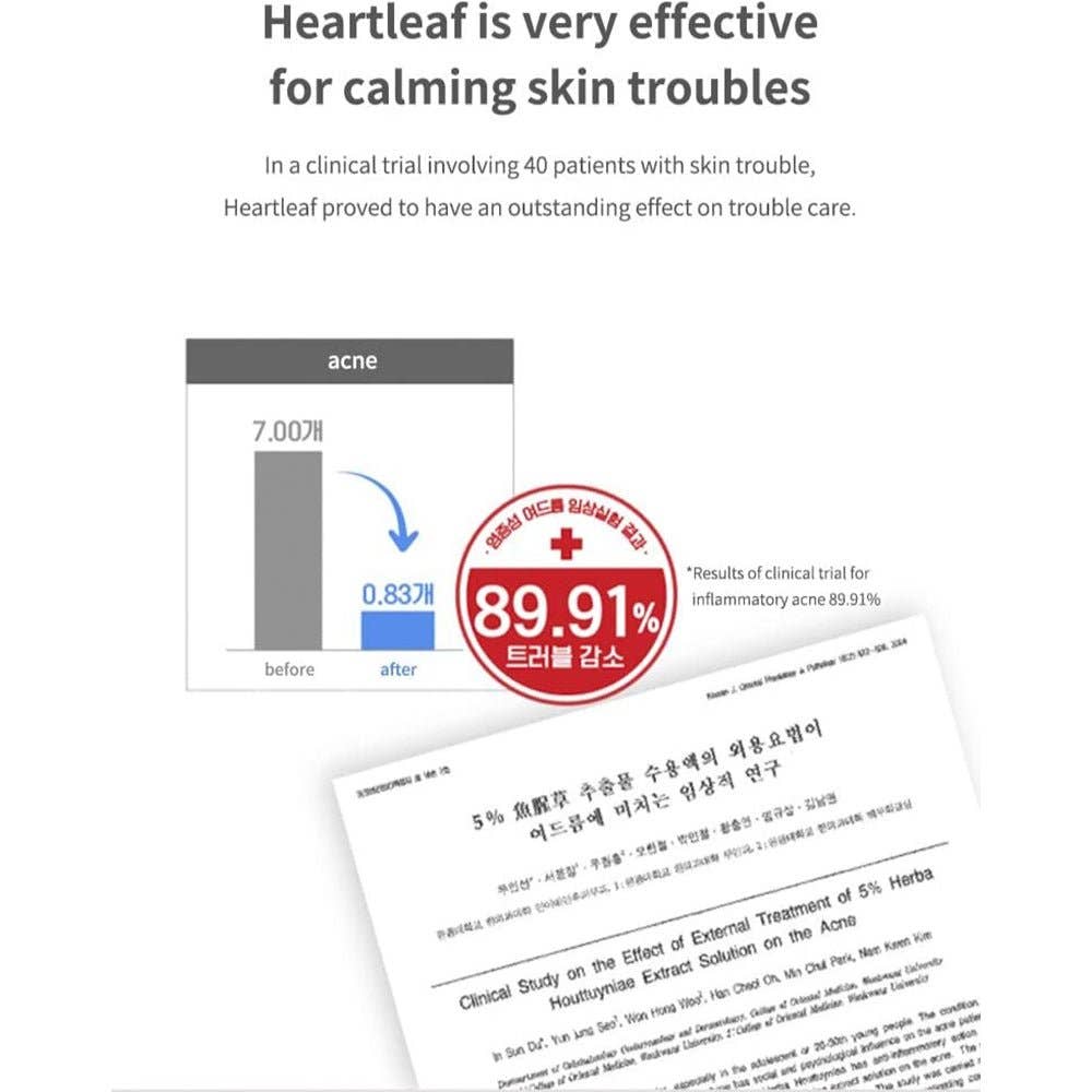 Tonique apaisant Anua Heartleaf 77 % Zavily