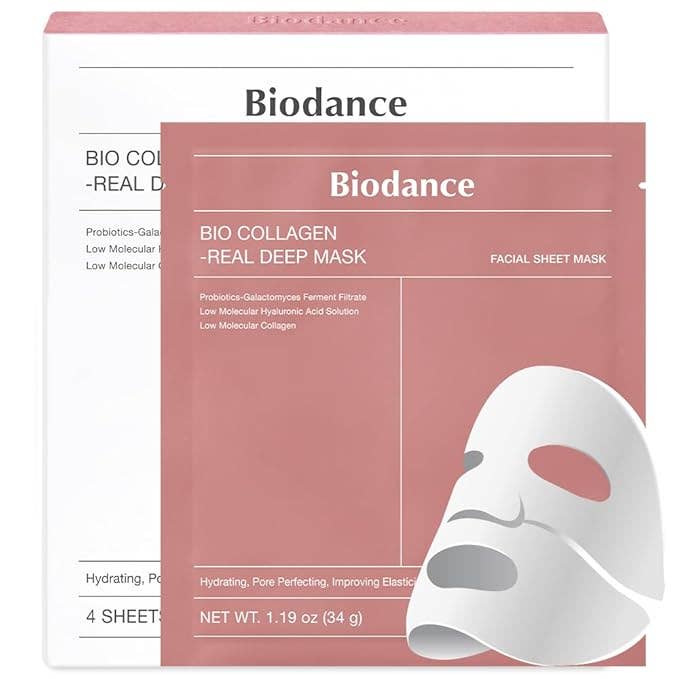 Masque véritable profond BIODANCE Bio-Collagen 4EA Glowiss