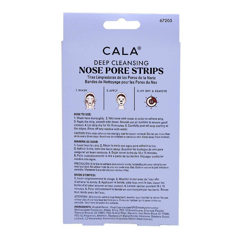 CALA 67205 Bandes de nettoyage en profondeur pour les pores du nez 10 pièces - 6 ensembles PINEAPPLE Beauty