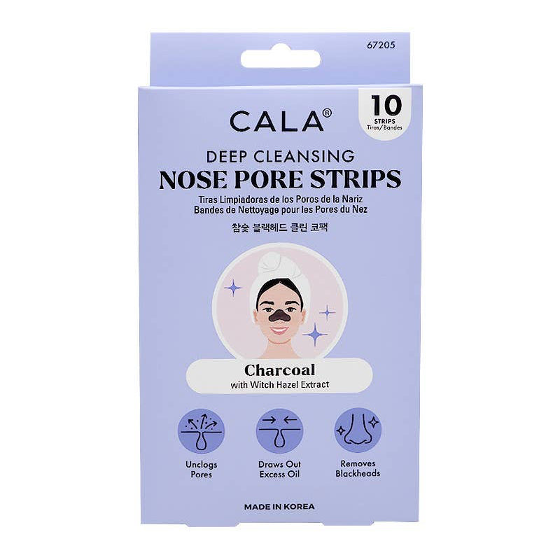 CALA 67205 Bandes de nettoyage en profondeur pour les pores du nez 10 pièces - 6 ensembles PINEAPPLE Beauty