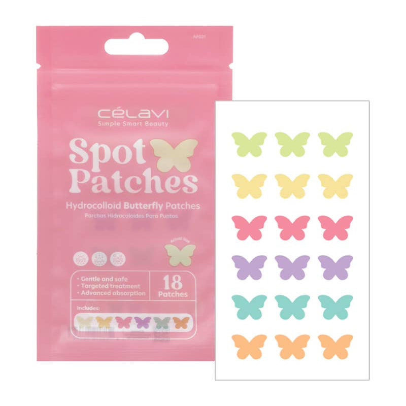 Celavi AP021 18 pièces Patch anti-acné papillon hydrocolloïde -12 PINEAPPLE Beauty