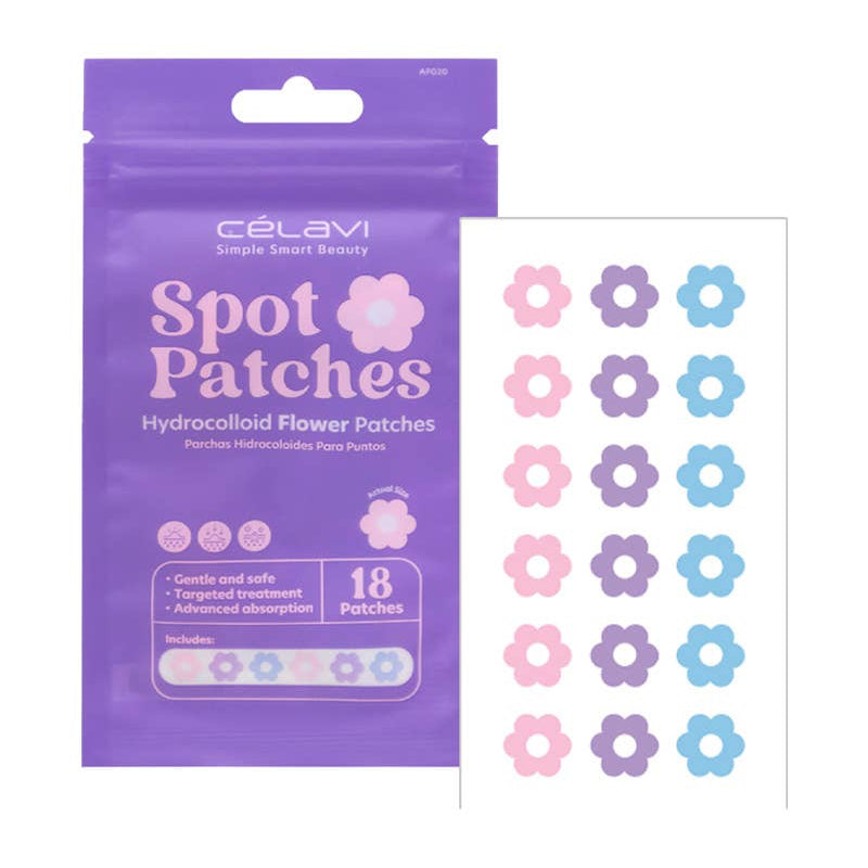 Celavi AP020 18 pièces Patchs Anti-Acné Hydrocolloïdes en Forme de Fleur - 12 PINEAPPLE Beauty