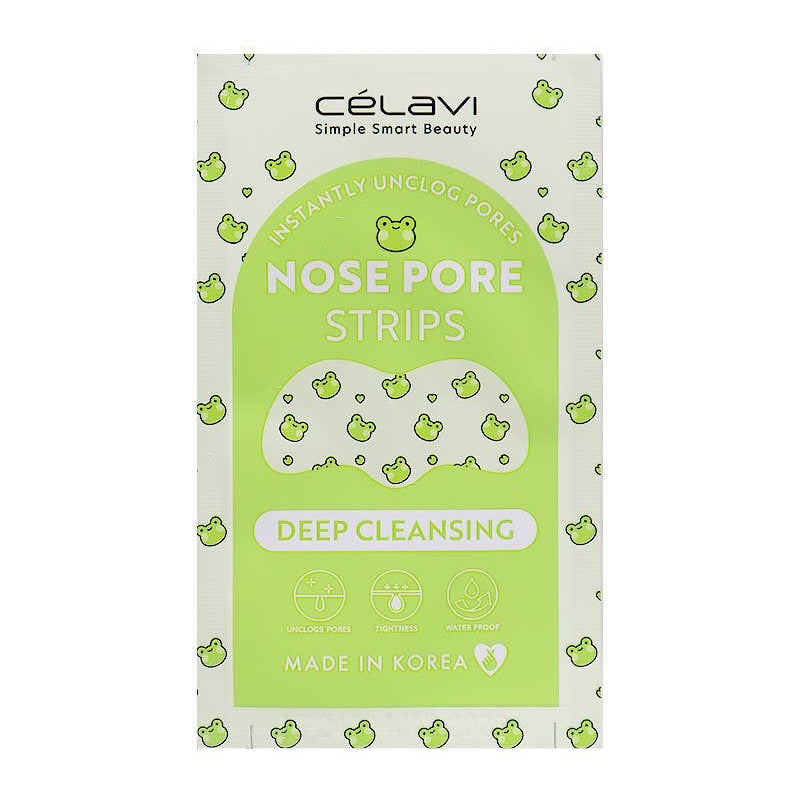 Sachet des Bandelettes Nettoyantes Pour Pores Nasaux Celavi NP105 de PINEAPPLE Beauty - Découverte du nettoyage en profondeur pour votre peau.