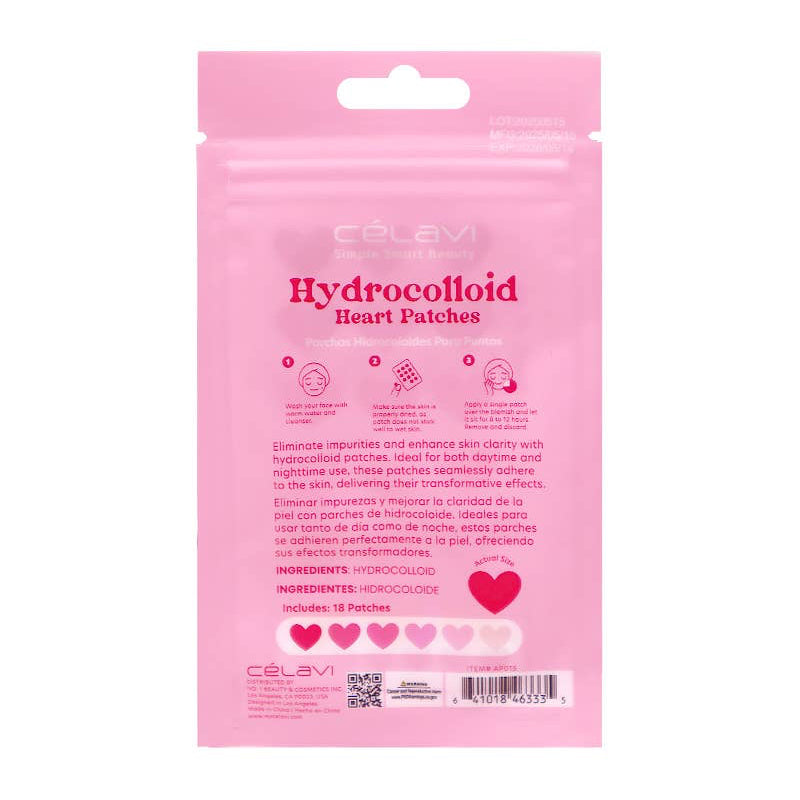 Celavi AP015 18 pièces Patchs Anti-Acné Hydrocolloïdes en Forme de Cœur - 12 PINEAPPLE Beauty