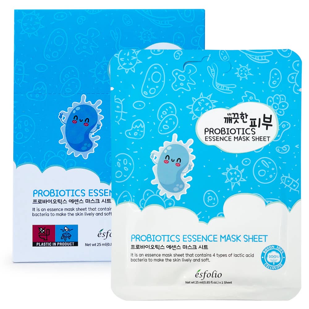 [Esfolio] Masque en feuille Pure Skin Essence - Probiotiques My Wholesale Fashion