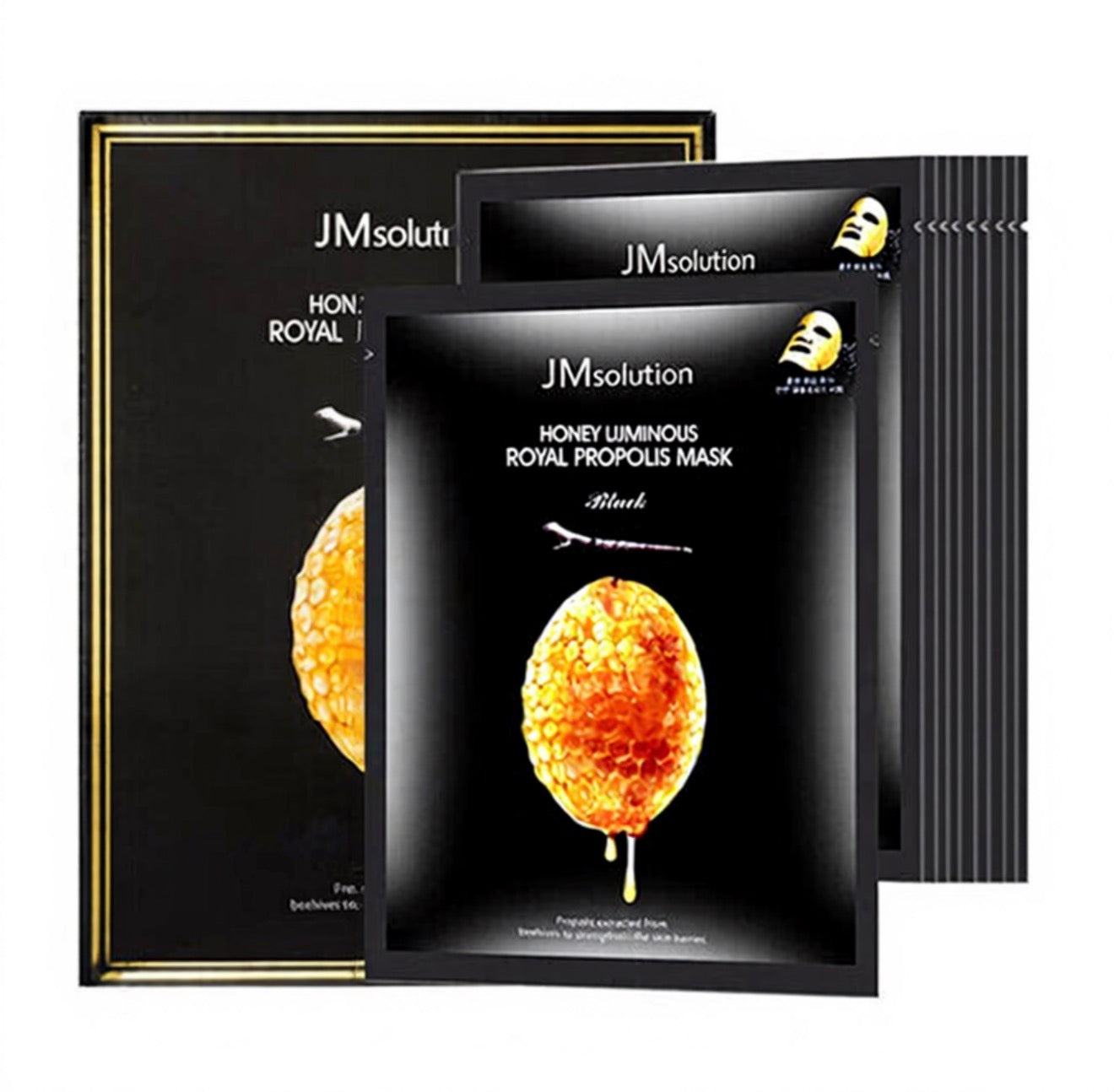 JMsolution Masques en tissu éclat hydratants au miel JM SOLUTION