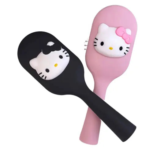 Brosse cheveux Hello Kitty rose/noir Kawaika shop