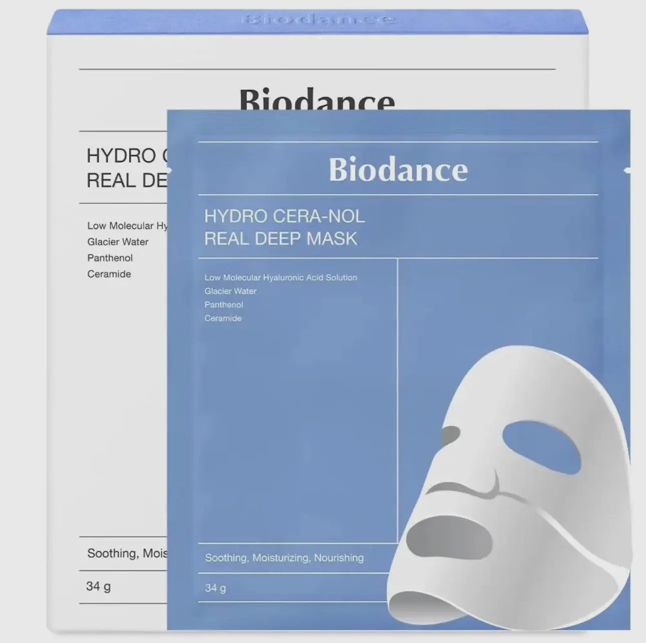 Masque hydrogel BIODANCE Hydro Cera-nol Real Deep pour la nuit, 4 unités Kawaika shop