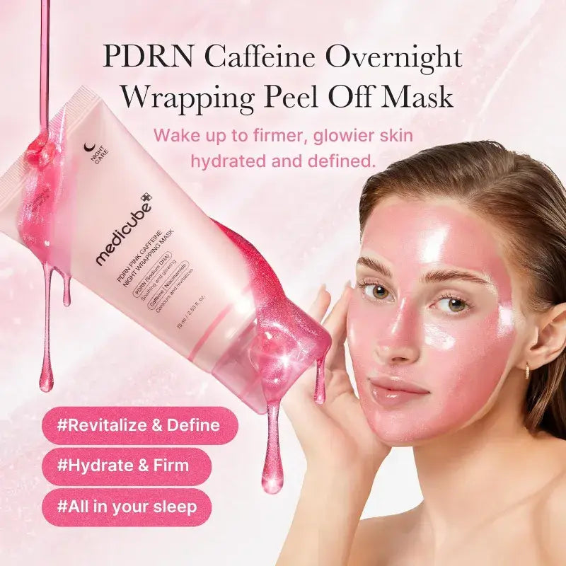 Masque de nuit enveloppant à la caféine PDRN PINK 75ML Coastside Skin