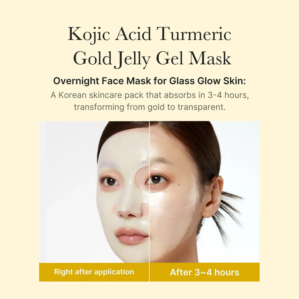 Masque Hydrogel à l'Acide Kojic et Curcuma de Medicube Coastside Skin