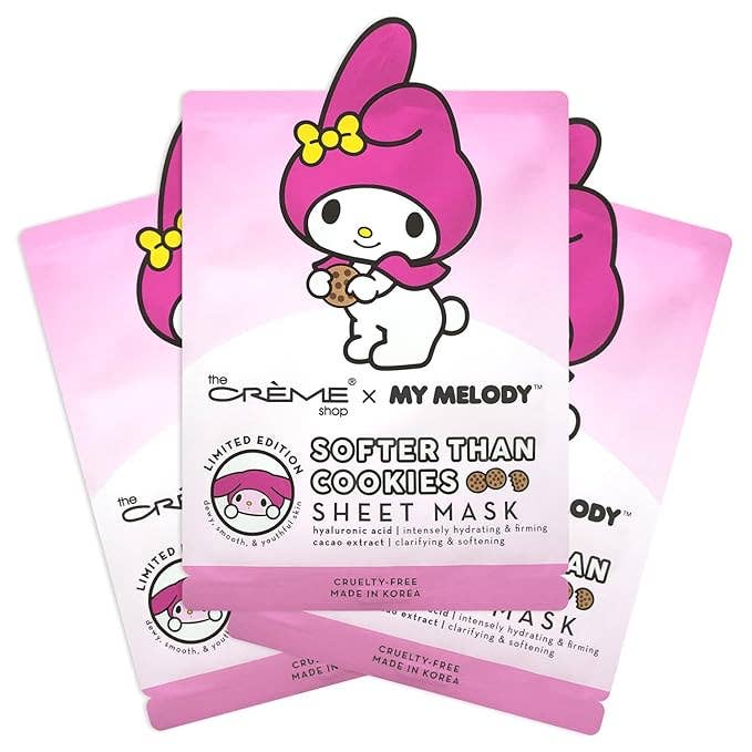[Hello Kitty] Masque en feuille My Melody Plus doux que des cookies My Wholesale Fashion