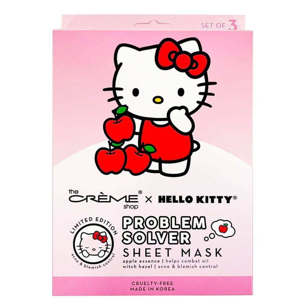 Masque en feuille [Hello Kitty] - Résolveur de problèmes My Wholesale Fashion