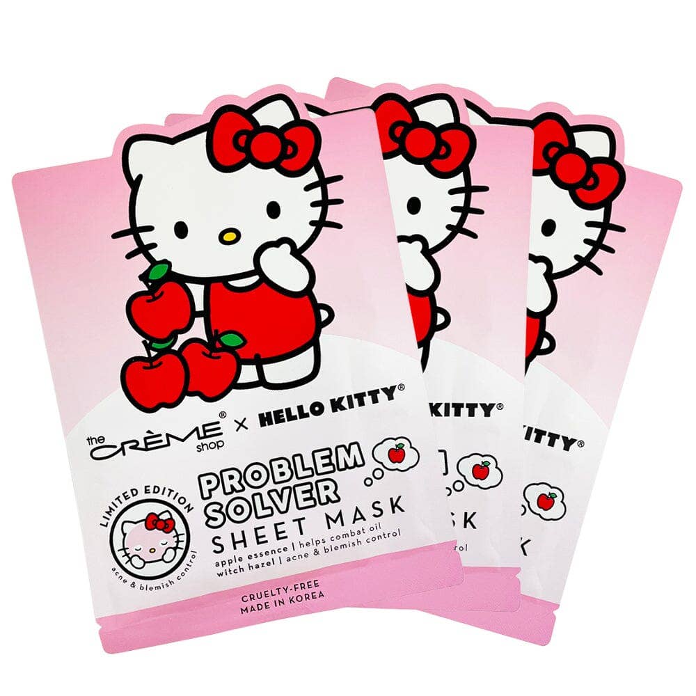 Masque en feuille [Hello Kitty] - Résolveur de problèmes My Wholesale Fashion