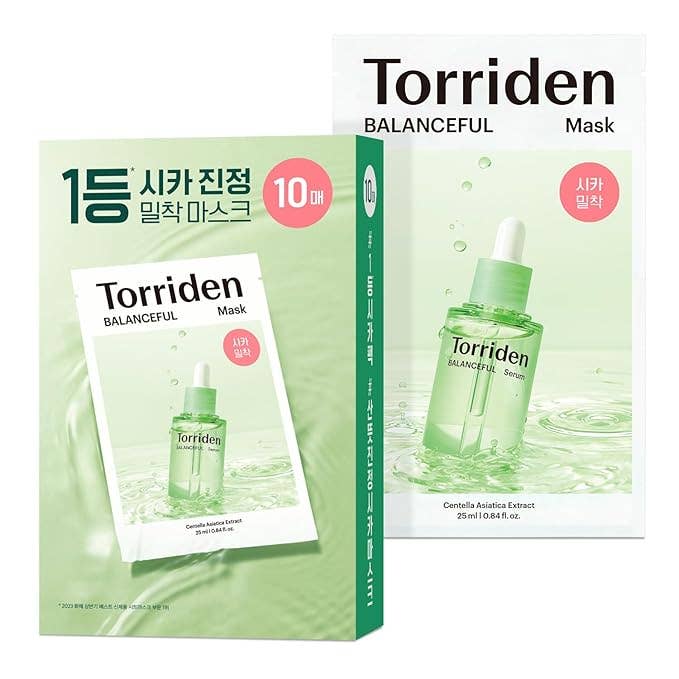 TORRIDEN Masque Équilibrant Cica 1 Feuille Glowiss