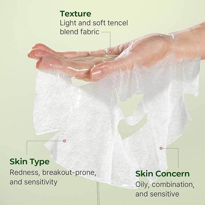 TORRIDEN Masque Équilibrant Cica 1 Feuille Glowiss