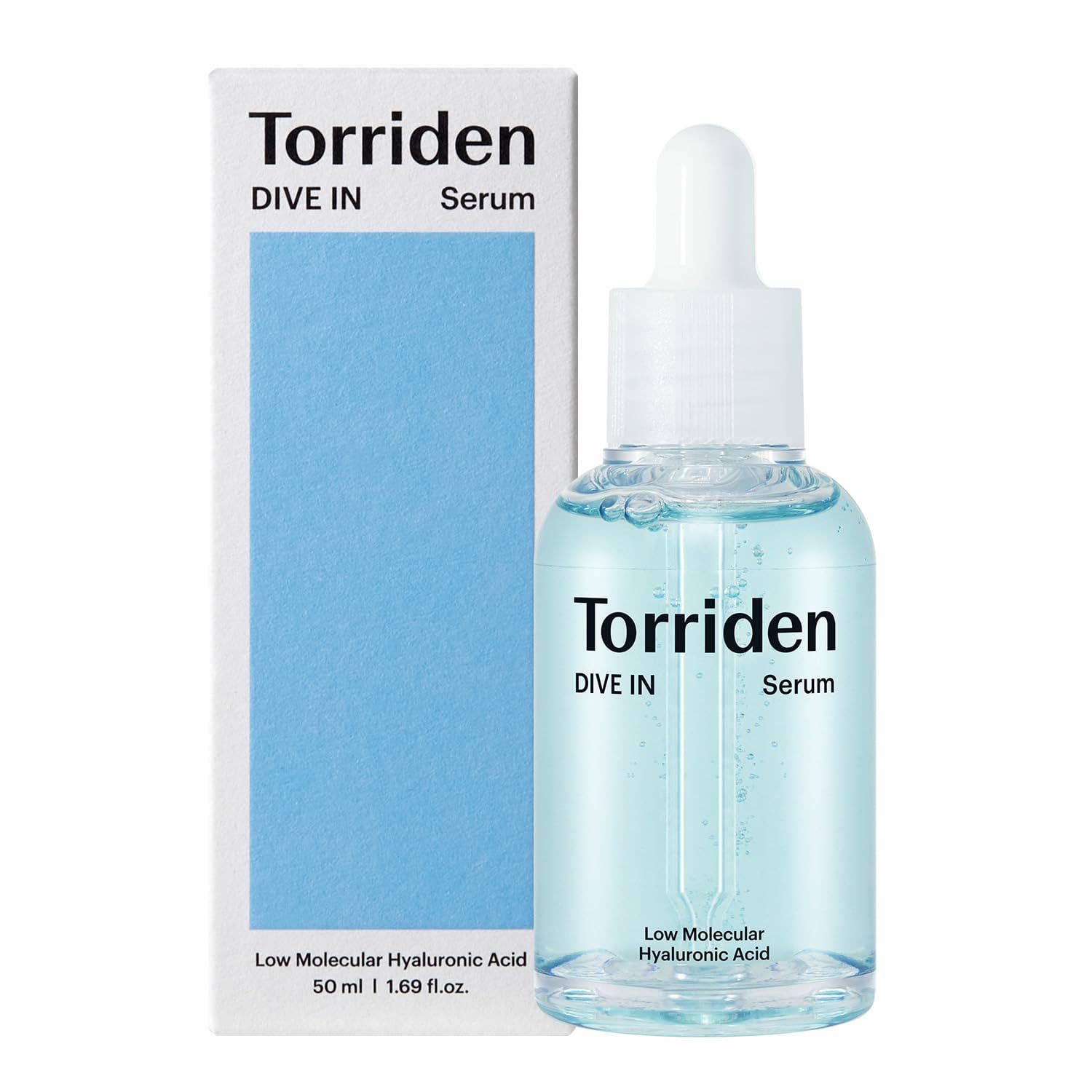Sérum à l'acide hyaluronique à faible poids moléculaire Torriden DIVE-IN 50 ml Glowiss