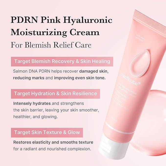 Crème hydratante MEDICUBE Salmon DNA PDRN Pink Hyaluronic 50ml / 1,69 fl.oz. Glowiss