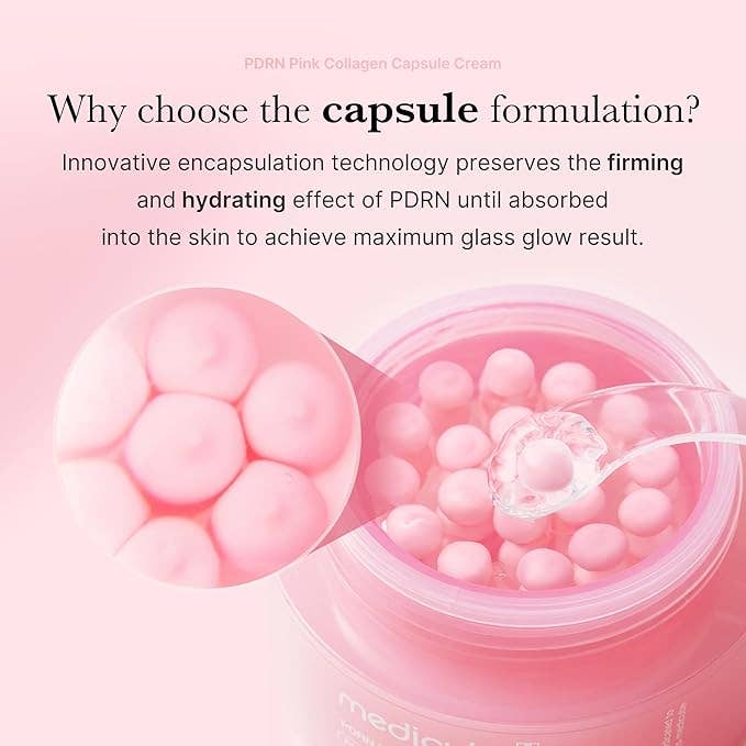 MEDICUBE Crème en Capsules de Collagène Rose à l'ADN de Saumon PDRN 55g 1,94 oz Glowiss