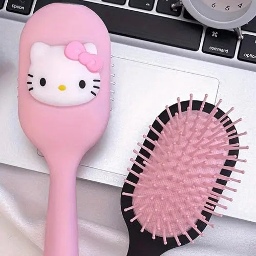 Brosse cheveux Hello Kitty rose/noir Kawaika shop