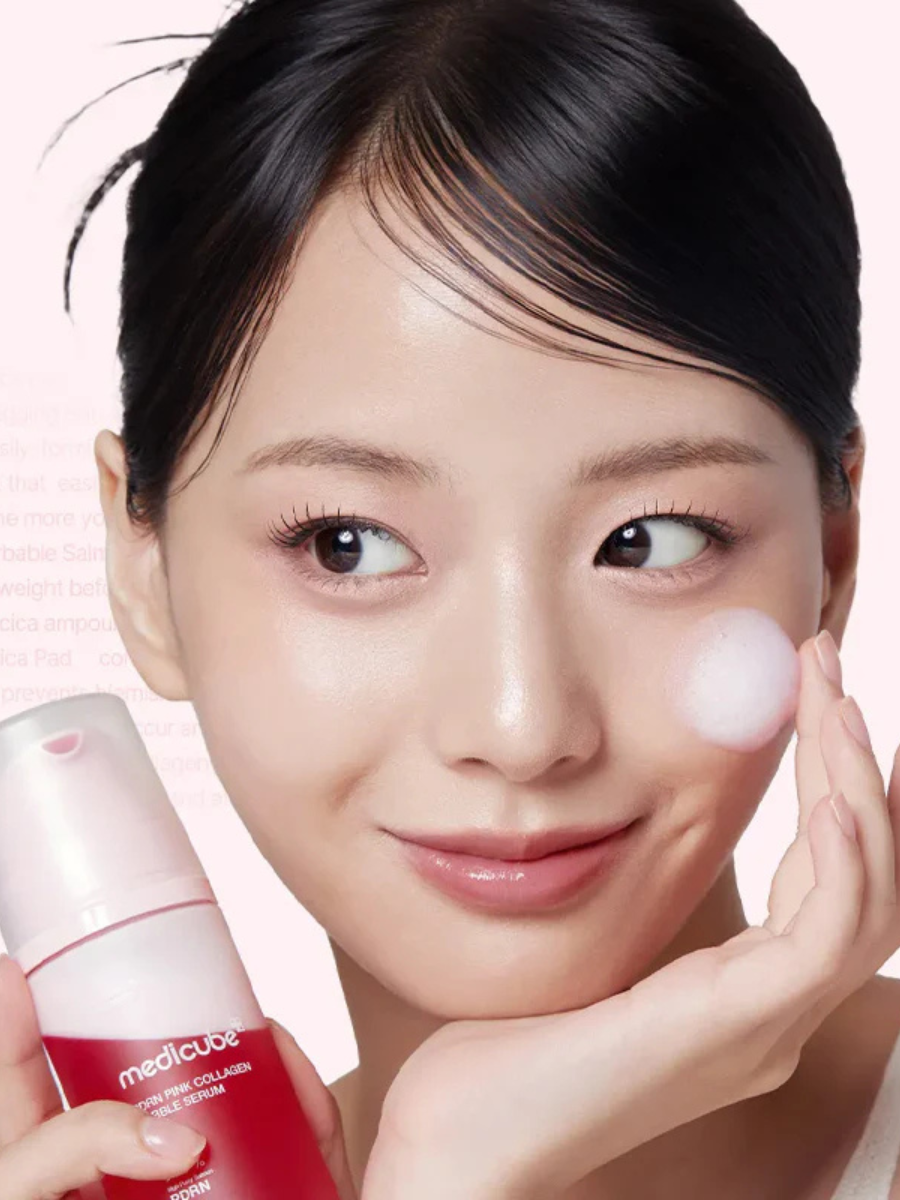 Sérum à bulles de collagène rose PDRN Medicube 95ml Coastside Skin