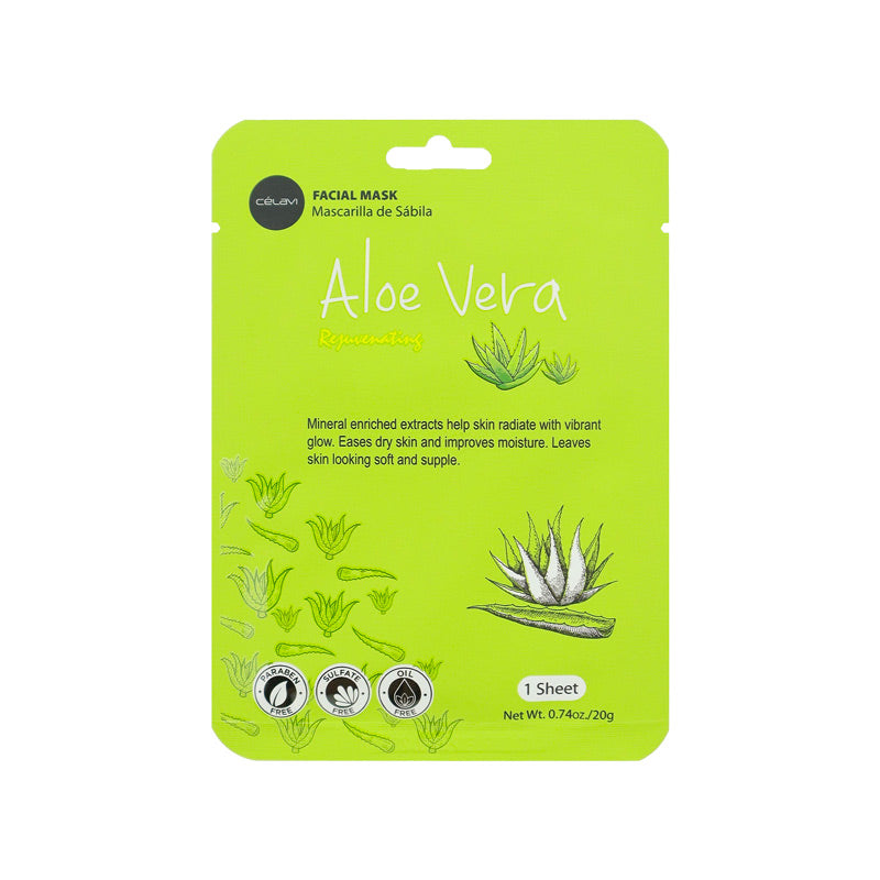 CELAVI Masque Tissu Aloe Vera CELAVI