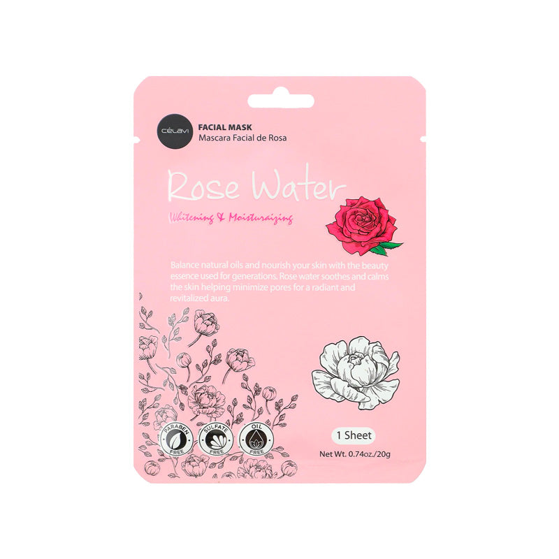 CELAVI Masque Tissu Eau de Rose CELAVI