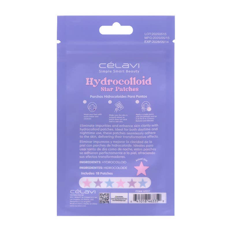 Celavi AP017 18 pièces Patchs anti-acné en étoile hydrocolloïdes - 12 PINEAPPLE Beauty