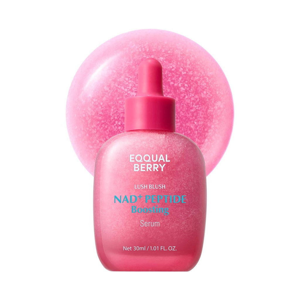 Sérum Smoothie Boostant aux Peptides EQQUALBERRY NAD+ 30ml 1,01oz Glowiss