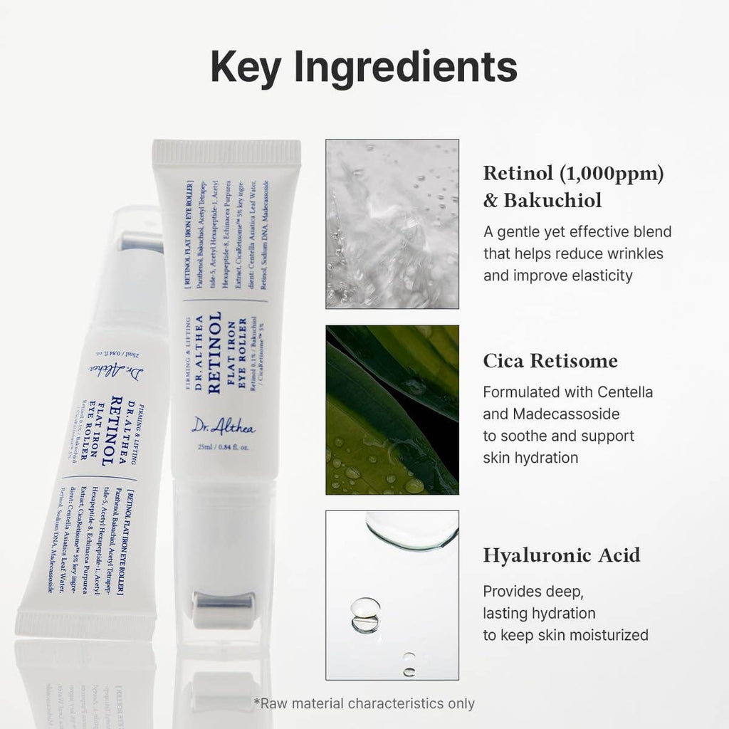DR ALTHEA Rouleau pour les yeux au rétinol Flat Iron 25ml 0.84 fl oz Glowiss