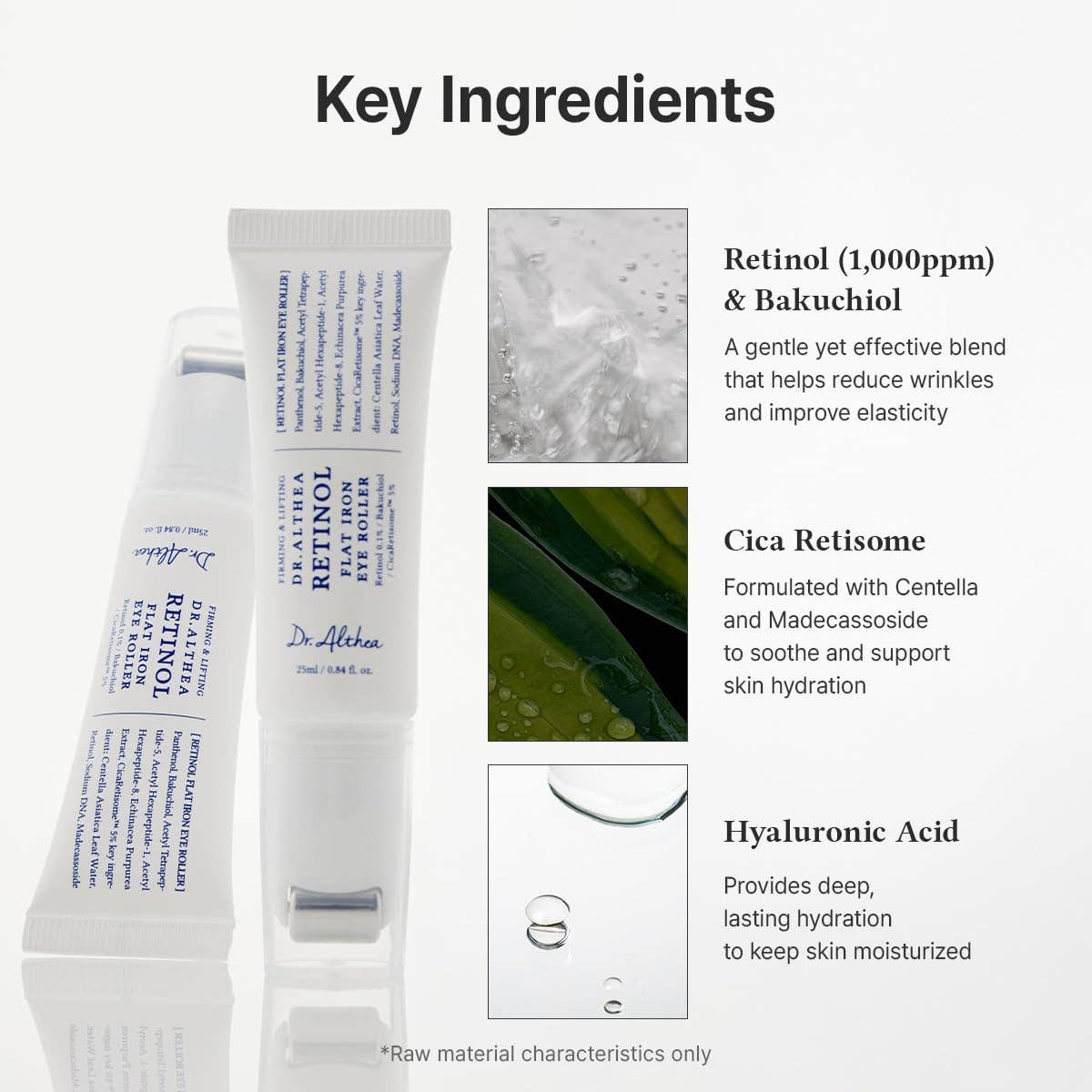 DR ALTHEA Rouleau pour les yeux au rétinol Flat Iron 25ml 0.84 fl oz Glowiss