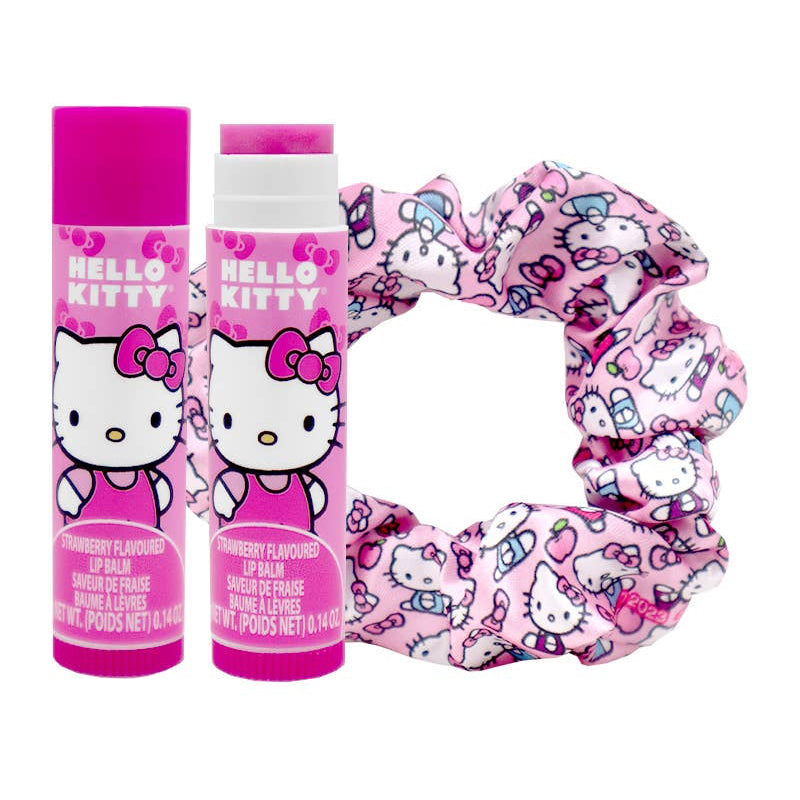 Ensemble de baumes à lèvres et de gommage Hello Kitty UPD HK1223GG Hello Kitty, lot de 12 PINEAPPLE Beauty