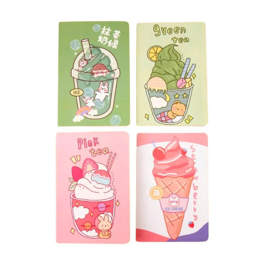 Carnets motifs glaces Kawaii Kawaika shop